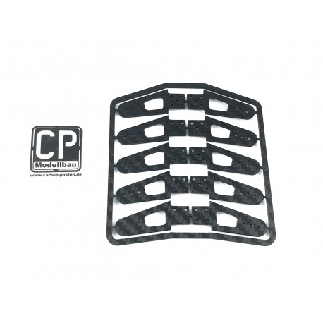 10 St. 20 mm Carbon Ruderhörner