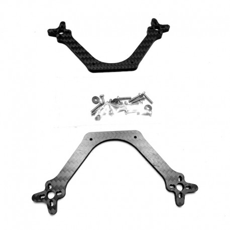 Arm aus Carbon mit 10 und 12mm Lochkreis