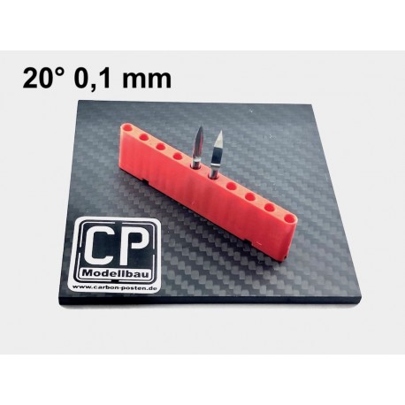 2,0 mm VHM-Fräser mit Diamantverzahnung