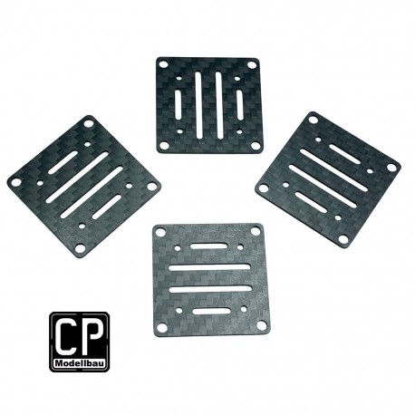 Adapterplatte aus Carbon für FC´s 30,5mm/20mm