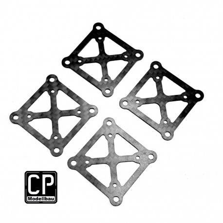 Adapterplatte aus Carbon für FC´s 30,5mm/20mm