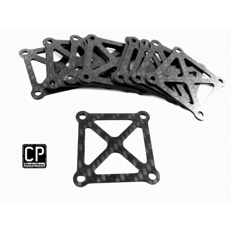 Schutzplatte aus Carbon für FC´s 36x36mm