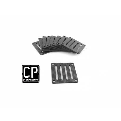 Schutzplatte aus Carbon für FC´s 24x24mm